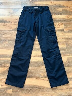 5.11 Tactical Women’s 10 Long Navy EMS Cargo Pants EMT First Responder Utility